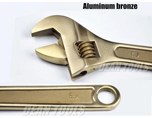 Non Sparking Adjustable End Wrench Is Processed With Large Friction Press Rolling