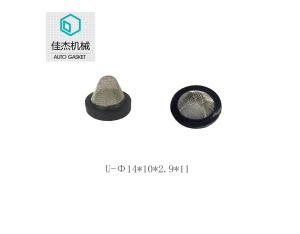 rubber&plastic wrapping SS304 filter