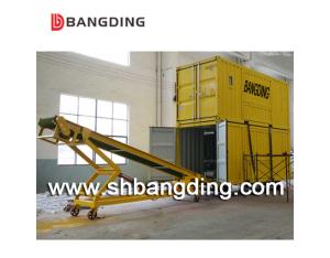 50KG Port containerized movable weighting bagging machine for cement and fertilizer