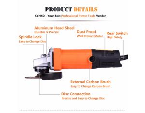 Kynko Power Tools 100mm Electrical Angle Grinder Kd02