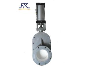 Pneumatic Ceramic Double Disc Gate Valve 