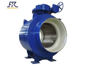 Worm Fully welded ball valve 