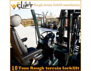 Welift 10t Rough Terrain Forklift Manufactory