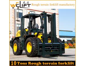 Welift High Quality 3.0-10.0 Ton Rough Terrain Diesel Forklift Truck