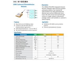 100G Coherent Photodetector module