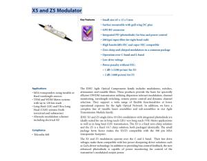 10G modulator X5