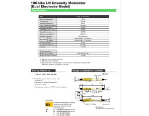 10G modulator/T.DKH1.5-10PD-ADC