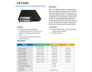 Dispersion Compensating  Module