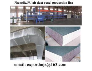 aluminum foil Air ducts panel production line
