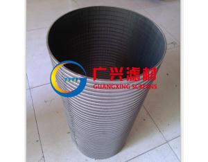 wedge wire reverse rolled slot tube