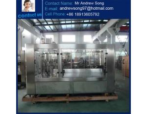 Automatic carbonated soft drink bottling filling processing machine