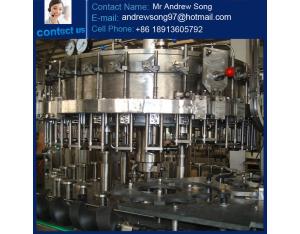 Automatic carbonated soft drink bottling filling processing machine