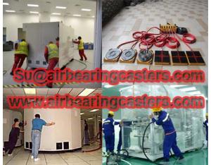 Modular Air bearing casters applications and price list