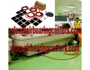 Air casters manual instruction and price list