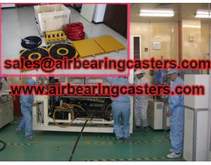 Air bearing movers transport way and package