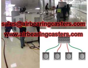 Air bearing movers transport way and package