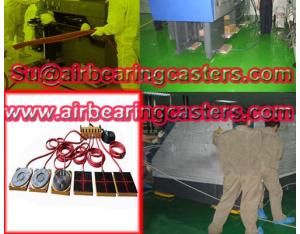 Air bearings for transporting heavy cargo with detailed introduction