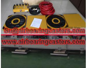 Air film transporters six or four air skates