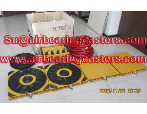 Four air modular air bearing casters