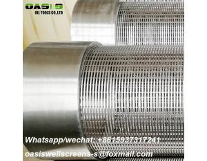 Stainless Steel Continuous Slot Water Well Screens Crepines Johnson 