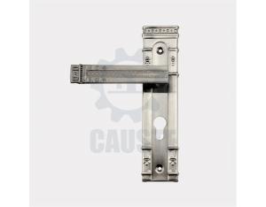 BN finish iron plate aluminum handle door locks