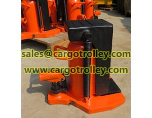 Lifting toe jack capacity pictures display