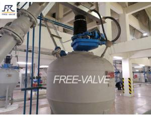 Anti wear ceramic rotary gate valve 