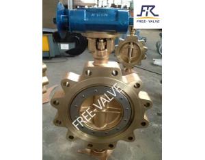 Bronze Lug Butterfly Valve with Double Eccentric Offset