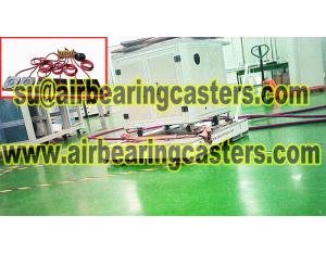 Air skates can easily moved heavy duty loads