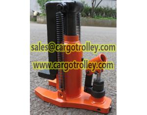 Hydraulic toe jack quality assurance