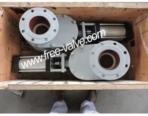 Pneumatic Ceramic Balance Double Gate Valve