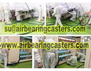 Air bearing movers is safe and cost effectiove when moving