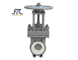 Anti-Wear Ceramic Discharge Slag knife gate Valve