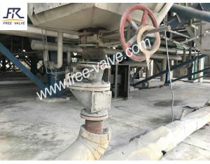 fully ceramic lined knife gate valve for mining industry