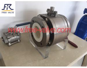 Pneumatic Actuator Flange O Type Ceramic Ball Valve