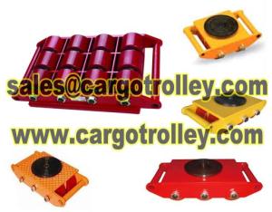 Machinery dolly for heavy machines