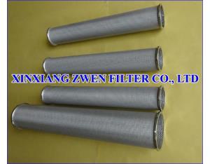 Cylindrial Metal Filter Cartridge