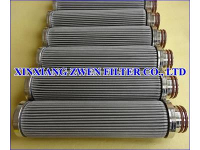 Pleated Sintered Fiber Felt Filter Cartridge