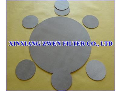 Multilayer Sintered Filter Disc