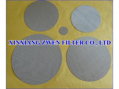 Sintered Wire Mesh Disc