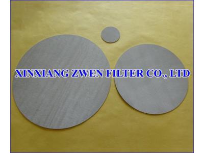 Sintered Mesh Disc