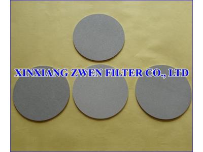 Titanium Porous Filter Disc