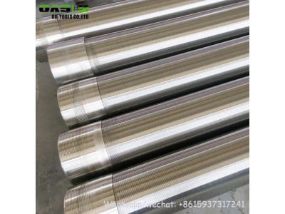 SS304L Deep Well Drilling Rod Base Wire Wrap Screen