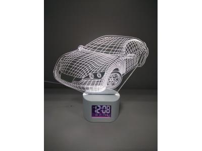 VGW-D703 Alarm clock with 3D top light