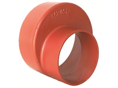 Gray cast iron centrifugal pipe fittings with electrostatic spraying