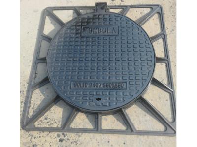 Spherical graphite cast iron manhole cover