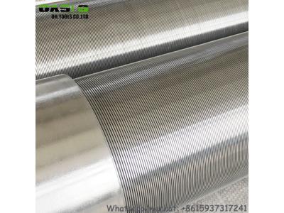 API STC Thread End  Continuous Slot Johnson Wire Wrap Water Well Screens Pipe