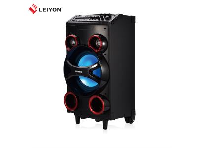 120W Portable trolley speaker with Karaoke portable speaker with usb port 