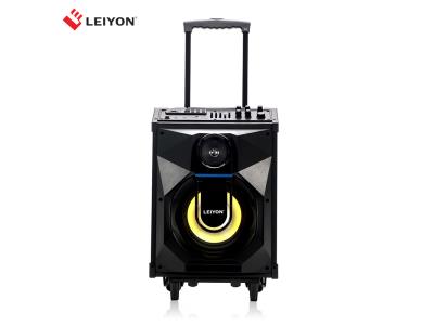 trolley speaker with 120W Super-Bass, Bluetooth, LED Disco Lights, FM Radio, Karaoke, Aux,