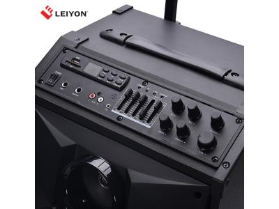 trolley speaker with 120W Super-Bass, Bluetooth, LED Disco Lights, FM Radio, Karaoke, Aux,